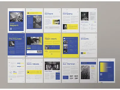Free Annual Report a4 adobe annual report brochure business catalog clean company indesign layout lookbook magazine minimalist print professional report design report template template usletter workbook