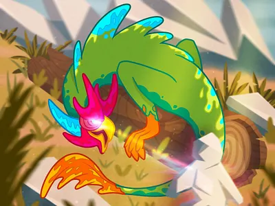 Basilisk • Bestiarium art character illustration