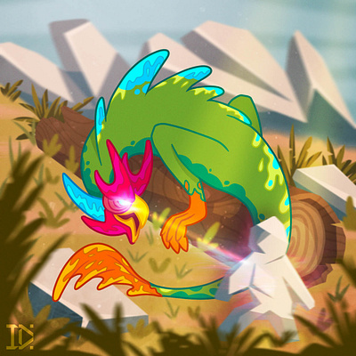 Basilisk • Bestiarium art character illustration
