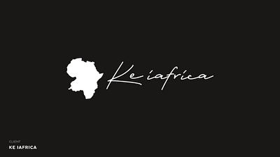 Ke i Africa beauty branding design graphic design hair haircare logo