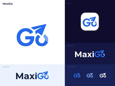 MaxiGo unused logo agency airplane app icon design brand identity branding digital agency graphic design holidays logo logomark logosohel modern logo paper plane travel agency travel logo traveling trip unused logo