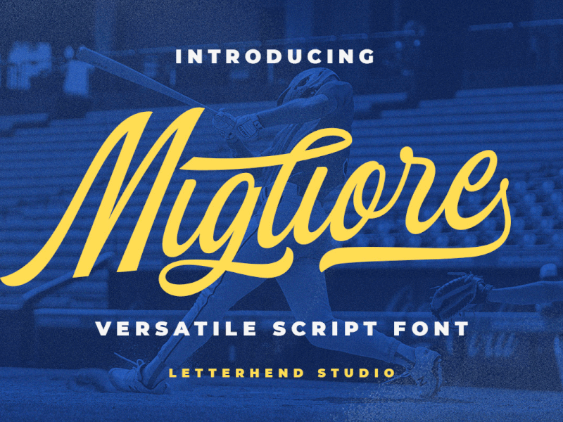 Migliore - Versatile Script Font freebies title font