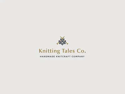 Knitting Tales Co branding design graphic design icon knit knitting logo logofolio logomark logotype minimal modern symbol vector