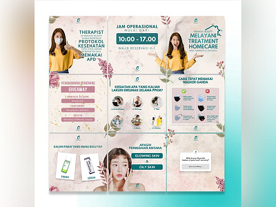Instagram Puzzle for Mahaeni Beauty Aesthetic branding design graphic design instagram instagram beauty instagram content instagram design instagram feed instagram post instagram puzzle motion graphics social media social media branding social media content social media design social media post