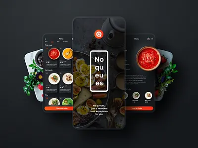 NOQ Splash clean design deliveryapp foodapp interface mobileapp services simple solution ui user experience ux