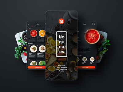 NOQ Splash clean design deliveryapp foodapp interface mobileapp services simple solution ui user experience ux