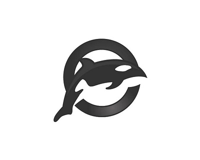 Orca + letter "O" branding design fish illustration logo logo design minimal monogram ocean orca simple