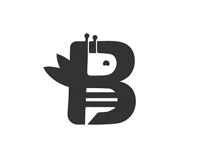 Bee Monogram b bee branding character cretive cute design illustration insect logo logo design minimal monogram simple