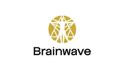 Brainwave badge branding design graphic design icon illustration logo type ui ux vector