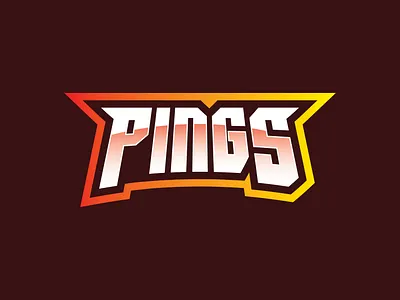 PINGS branding design graphic design logo minimal vector