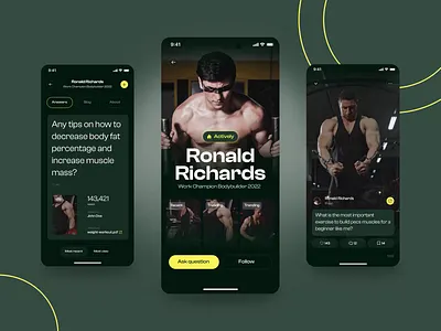 Ask & Grow App Concept animation app design interaction mobile ui