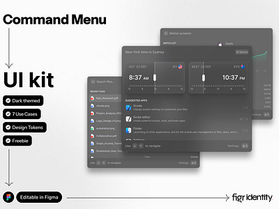 Make Command Menu UI your own action menu cmd cmdk command menu dropdown figma figma kit kit menu minimalism modern product design quick actions search searchbar ui ui design ui kit web design