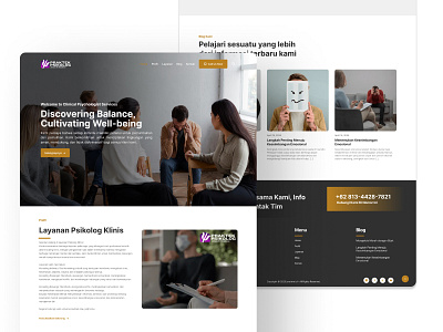 Jansen Psikolog - Psychologist Counselor Website branding design graphic design ui ux