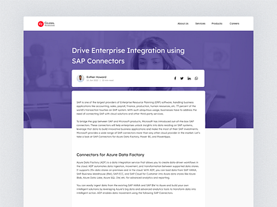 Blog Page blog blog page branding clean design inspiration material ui minimal modern ui ux website