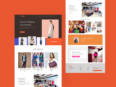 Fashion Landing Page UI Design fashionable fashionaddict fashionapp fashionblog fashionblogger fashiondesign fashiondesigner fashiongram fashionillustration fashioninst fashionist fashionlandingpage fashionlover fashionnova fashionphotography fashionstyle fashiontrends fashionui fashionwebsite minifashionista