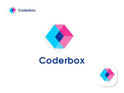 Coderbox Logo Design box brand brand identity branding code code for kids code hour code the coderbox coderbox logo codes design developer logo graphic design logo logo design modern logo programmer programming code web developer