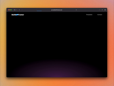 BuildwithFramer.com / New Landing Page black ui buildwithframer framer framer sites landing landing page navigation no code personal site portfolio site template ui ux webflow website