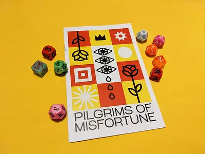 Pilgrims Of Misfortune design graphic design illustration zine