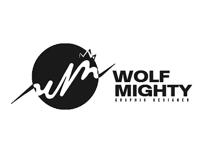 Wolf Mighty Logo best branding design fiver gfx graphic design ideas illustration logo motion graphics ui