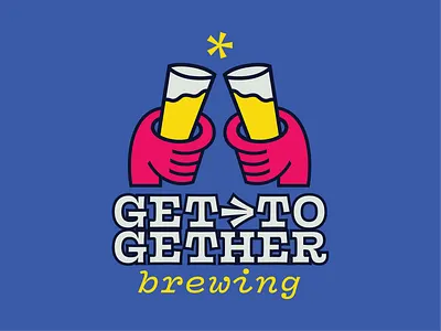 Branding for Get Together Brewing, Nanaimo BC beer beerlogo branding craft beer