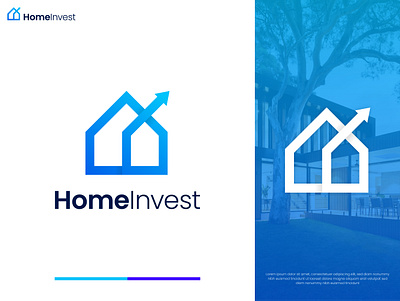 Home Invest | Investment Logo Design app icon arrow logo brand identity branding building logo capital construction logo finance logo grow logo home logo house logo investment logo logo logo design logo designer logodesign logos modern logo property logo real estate logo