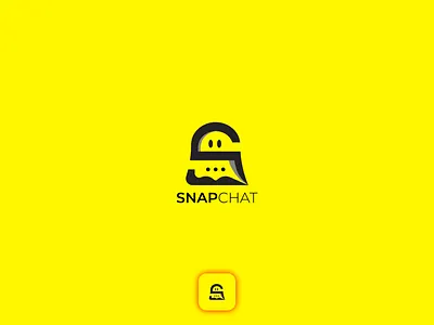 Snapchat logo redesign ai artificial intelligence bit coin branding branding agency branding design branding identity chat bot logo logo design logo designer minimalist logo page s letter snap social media tech technology