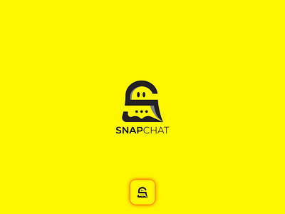 Snapchat logo redesign ai artificial intelligence bit coin branding branding agency branding design branding identity chat bot logo logo design logo designer minimalist logo page s letter snap social media tech technology