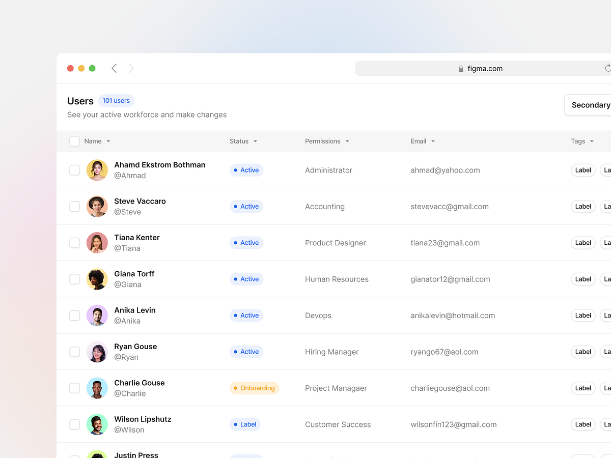 Browse thousands of Nested Table UI images for design inspiration ...