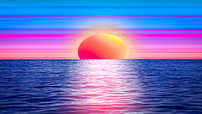 Sunrise Album Cover-Art graphic design illustration vector