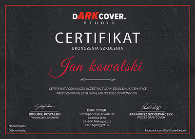 Certificate branding design graphic design