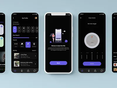 fitness app ui ux kit app fitness app fitness mobile app gym app health app mobile app ui ui ux user interface web app
