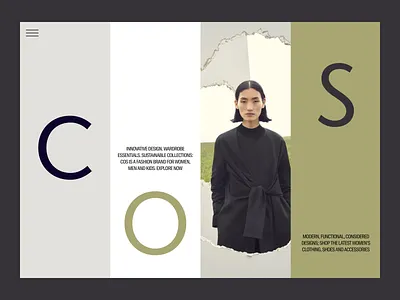COS shot animation cos fashion app fashion web redesign ui web