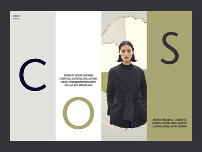 COS shot animation cos fashion app fashion web redesign ui web