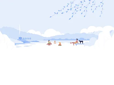 Google Vacation Rentals animation branding drawing google google trips graphic design hotels illustration material design motion graphics travel vacation