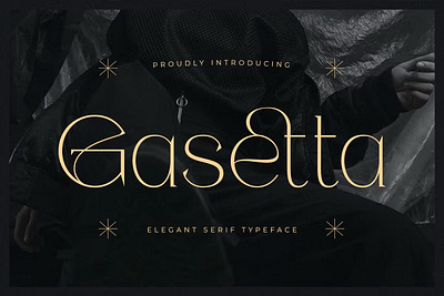 Free Gasetta - Elegant Serif Typeface calligraphy display font display typeface elegant font font font awesome font family fonts handwritten lettering modern font modern fonts sans serif sans serif font script serif font type typedesign typeface vintage font
