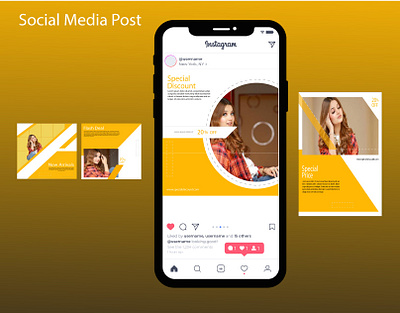 Social Media post ad branding facebook post graphic design instagram post mobile post social ads social media post templates ui