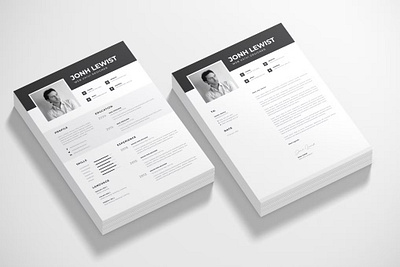 Free Professional Resume Template Word clean cover letter cv design cv template design e learning ecommerceweb education platform illustration modern design online course website resume resume design resume template study web web design web ui website website design