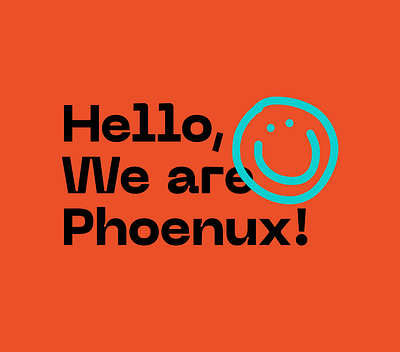 Hello 👋🏻 branding design hello intro minimal phoenux