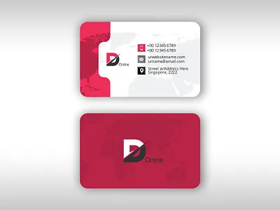 business card branding business card card design graphic design illustration logo typography vector