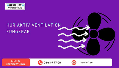 Hur aktiv ventilation fungerar branding