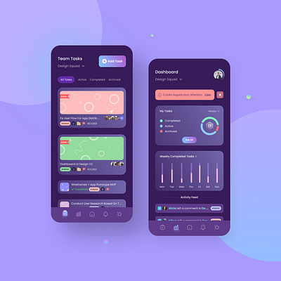 Task Management App app appui clean ui colors design interface management mobile mobileui productivity simple clean interface tasks ui