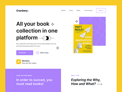 Book Website Landing Page book book shop ecommerce header heading home ui interior landing design landingpage landingpage design landingpagedesign ui ux web design web page web site web site design web ui webdesign weblanding