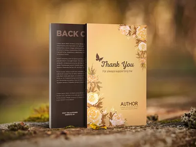 Floral themed book cover design abstract elegant cover floral book cover