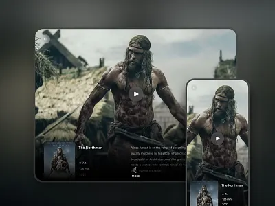 Responsive Movie Detail movies player responsive ui