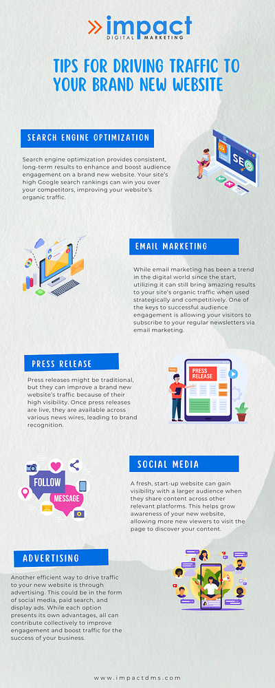 Tips for Driving Traffic to Your Brand New Website