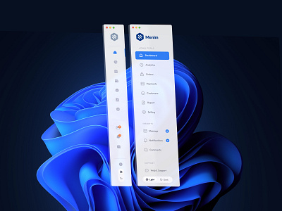 Dashboard Menu UI Design clean dashboard dashboard menu dashboard ui design design glass morphism ui glassmorphosm menu design minimal ui