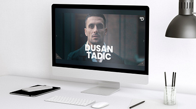 Player Dusan Tadic Website Development Project web design website wordpress elementor pro