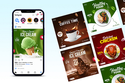 Social Media ads Freepik 3d ads animation branding design flat food ads food menu freepik graphic design icon illustration illustrator logo motion graphics psd rahathossain social media ads freepik ui vector