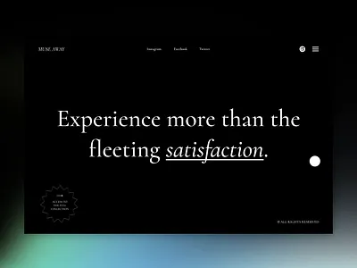 Muse Away in light & dark versions adobexd after effects design figma lading page animation landing page mockup prototype ui ux website design website prototype