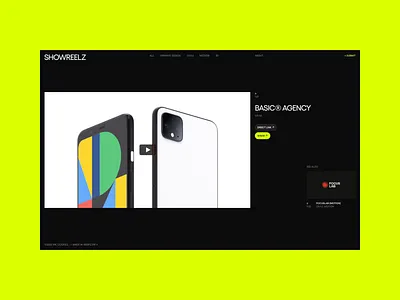 Showreelz.com - Detail Page 3d showreel ales nesetril animation design preview design video detail page gallery site motion design motion graphics motion showreel reel showcase showreel showreelz ui design video ui motion ui showreel ui video ux showreel videos